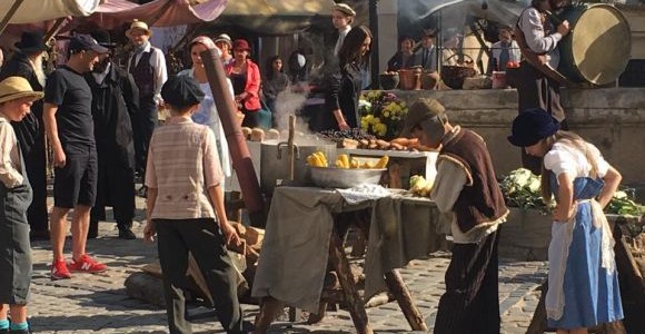 Кіноматографісти знімають у центрі Львова фільм Кіноматографісти знімають у центрі Львова фільм