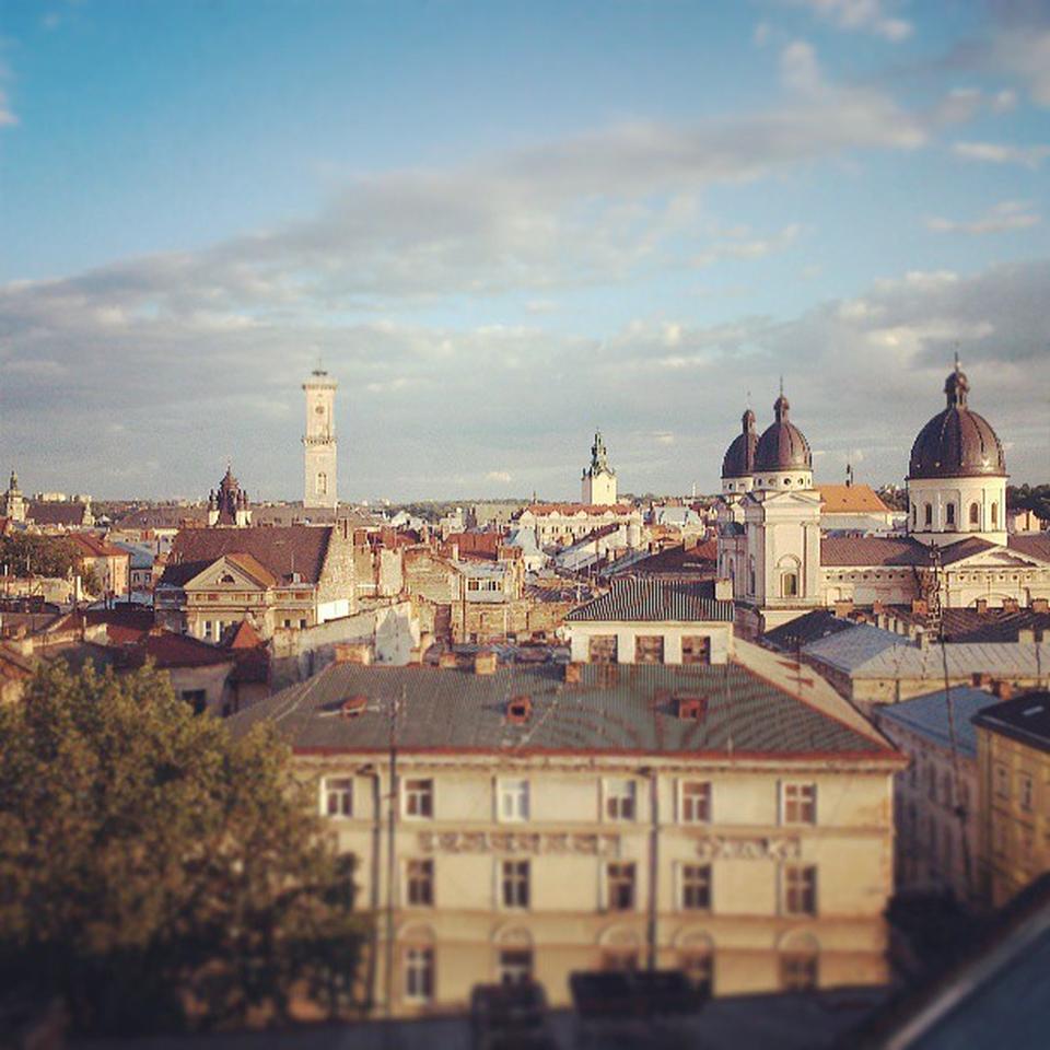 Панорама Львова з вікна ресторану Terrazza © vc.com