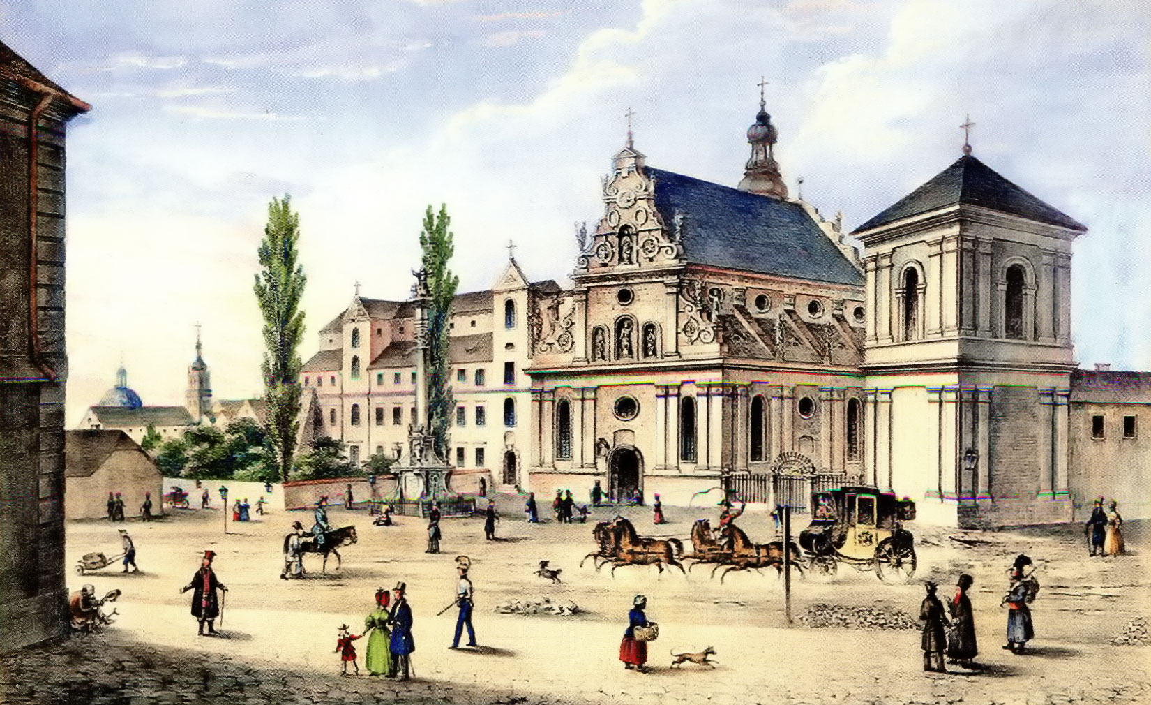 Гравюра комплексу Карла Ауера. 1830—1840-і роки XIX ст. © WIKI