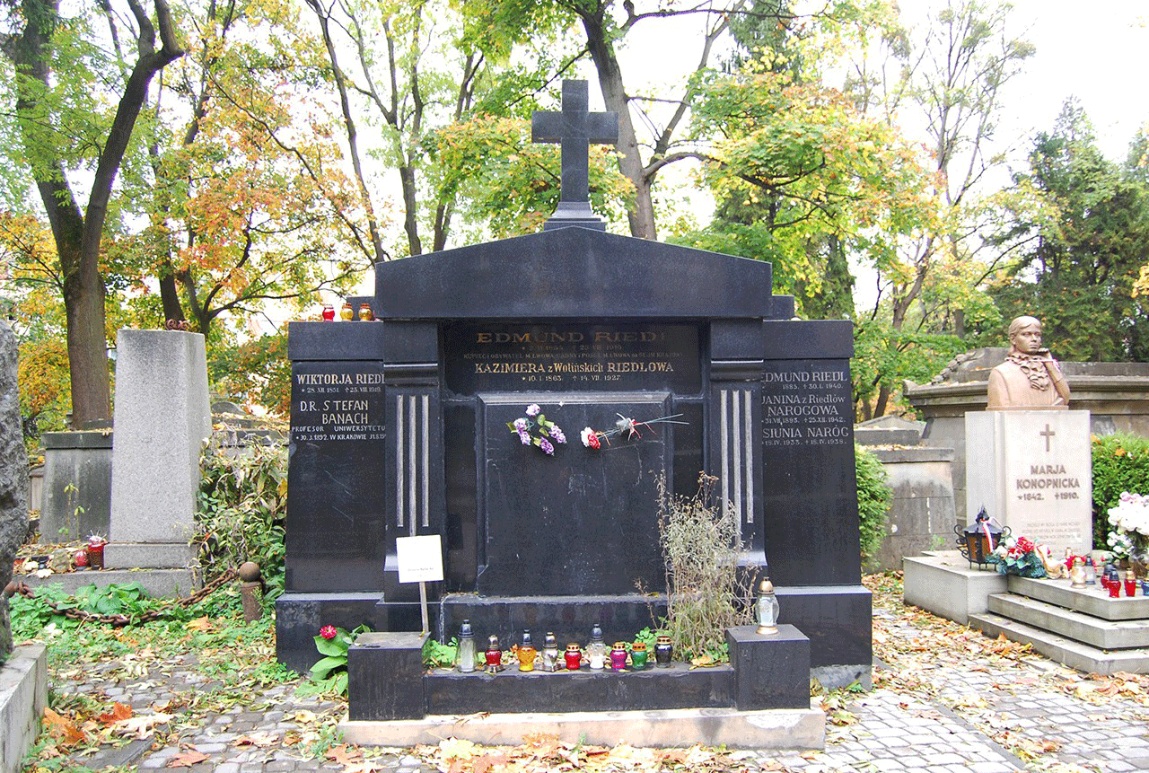 Могила С. Банаха на Личаківському цвинтарі Могила С. Банаха на Личаківському цвинтарі