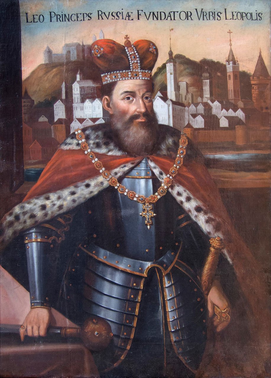 Портрет короля Лева Даниловича, авторства Луки Долинського