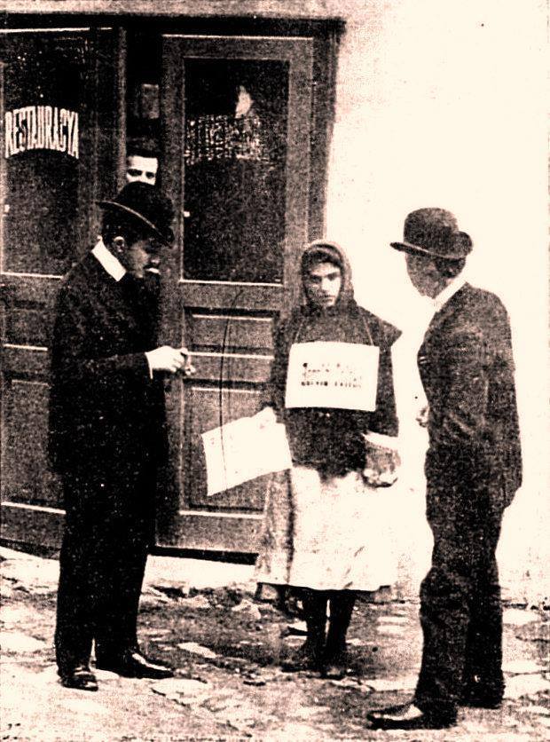 Продаж львівської газети “Herold Polski”, 1906 р.