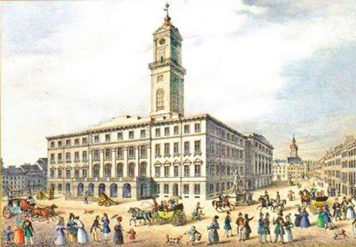 Львівська Ратуша зведена в 1830—1835 роках