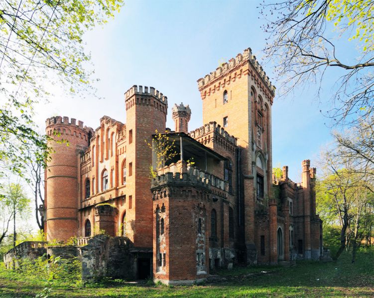 Замок-палац Даховських, Леськове - 50 найкрасивіших замків, палаців і фортець України