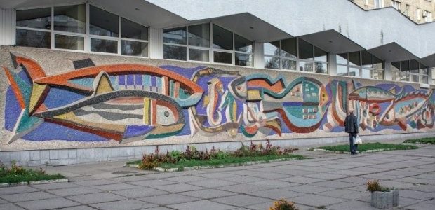 У Львові під час реконструкції магазину знищили відому мозаїку (фото) У Львові під час реконструкції магазину знищили відому мозаїку (фото)