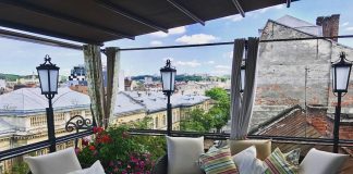 11 ресторанів з терасами, з яких видно дахи старого Львова