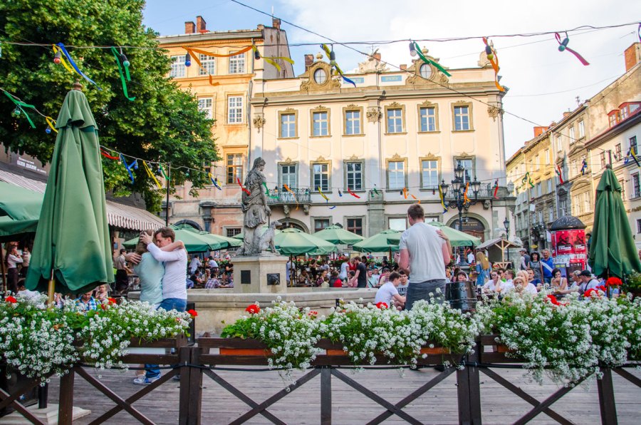 Площа Ринок - Топ-9 романтичних місць Львова
