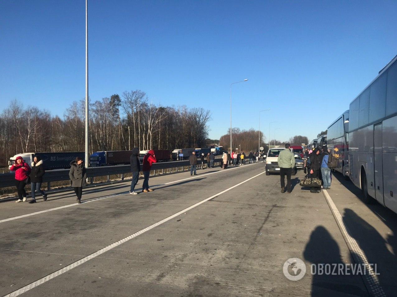 На кордоні з Польщею страйк через коронавірус