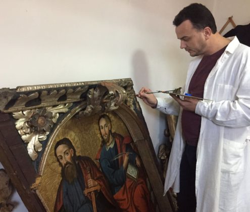 Як у Львові реставрують унікальний іконостас XVII–XVIII століття (фото)