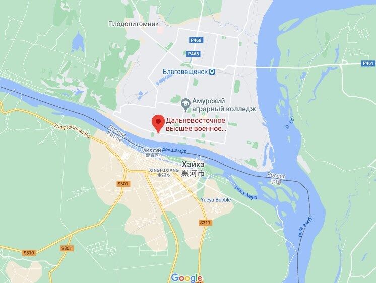 Військове училище в Благовєщенську.