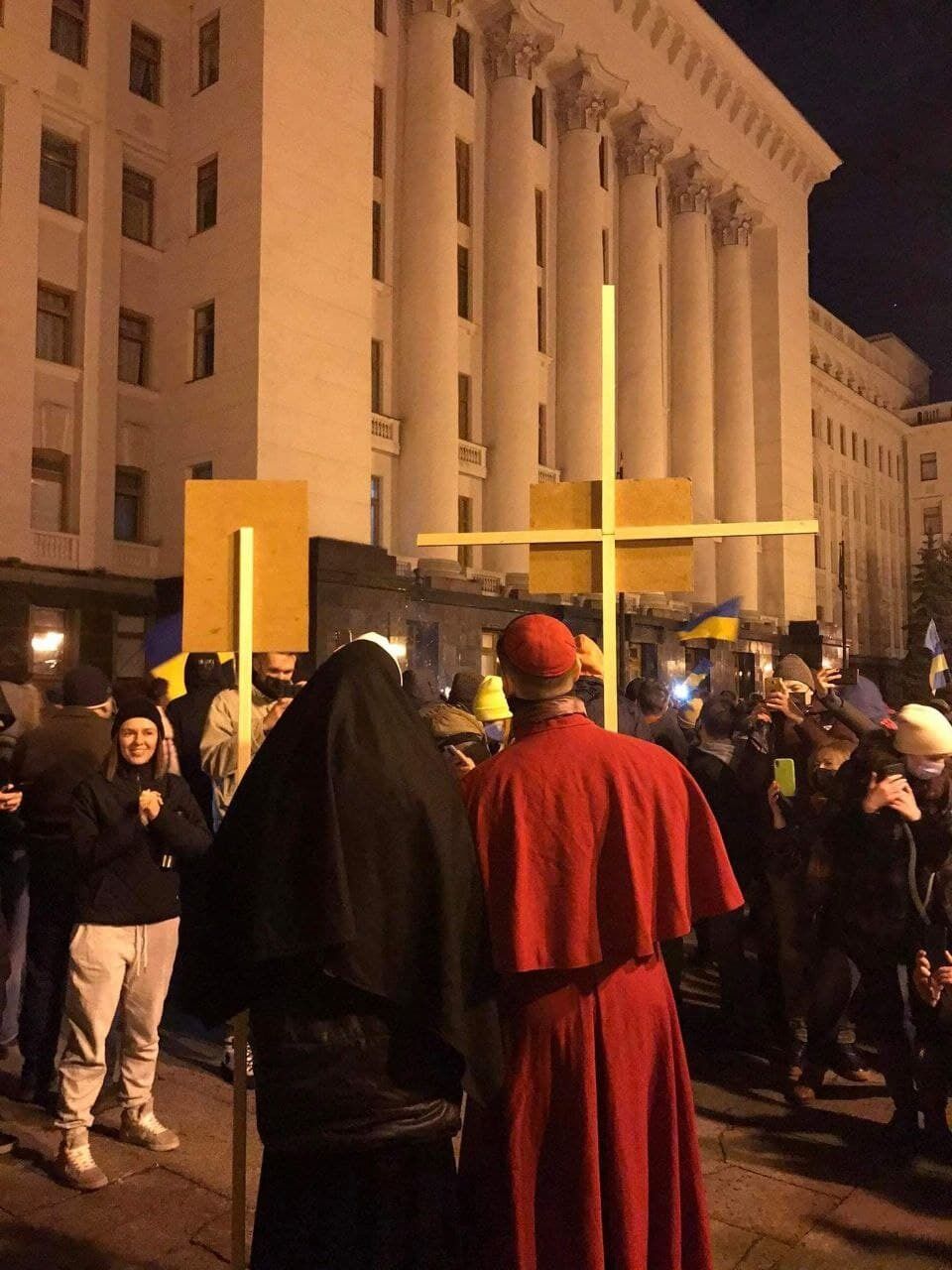 Акція протесту біля ОП