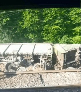 НП на залізничній станції.
