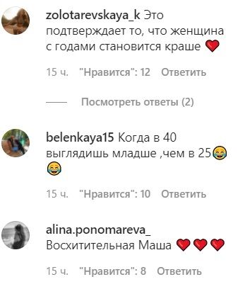 Коментарі шанувальників