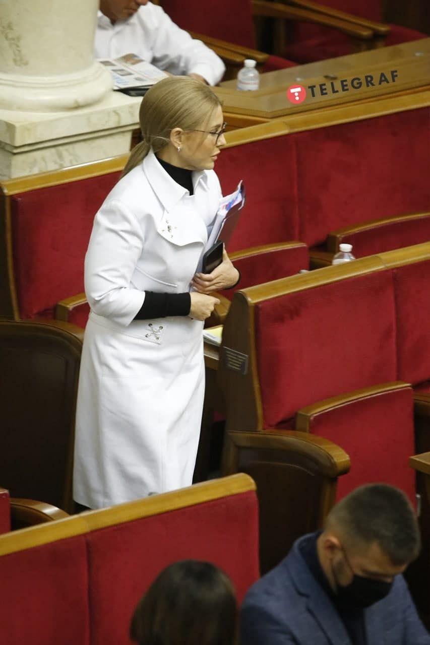 Юлія Тимошенко на засіданні 3 листопада
