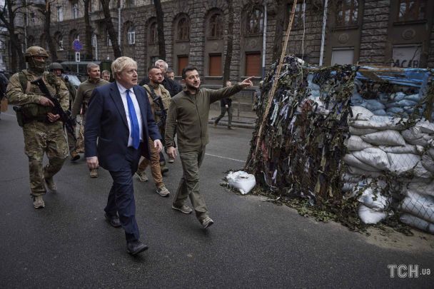 Володимир Зеленський та Борис Джонсон у Києві / © Associated Press