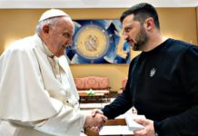 Зеленський зустрінеться з Папою Римським під час саміту “Великої сімки”