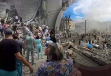 Біля “Охматдиту” в Києві люди розбирають завали – відео
