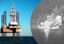 ВМС України знищили одну з газових вишок росіян у Чорному морі