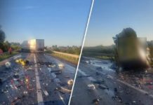 На Львівщині перекрили рух Київською трасою: вантажівка та мікроавтобус потрапили в ДТП