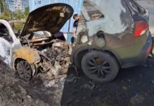 У Дніпрі спалили авто військовослужбовиці 93 ОМБр “Холодний Яр” Аліни Карнаухової