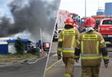 У польському Гданську палає завод зі спалювання небезпечних відходів