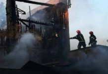 У Львові вщент згорів кінотеатр біля пам’ятника Бандери