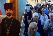 На Закарпатті парафіяни УПЦ МП протестували через мобілізацію священників