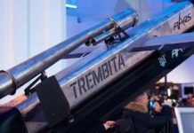 Вперше на виставці показали українську ракету “Трембіта”