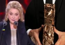 Катрін Деньов присвятила Україні 50-ту церемонію кінопремії “Сезар” у Парижі