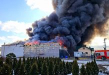 Біля Львова згоріли склади відомого садового центру