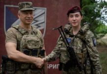Захисниця зі Львівщини отримала почесну відзнаку «Золотий хрест»
