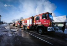 На Львівщині рятувальники ліквідували займання житлового будинку