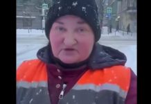 У Львові комунальниця пані Оля прибирала сніг під час атаки шахеда
