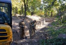 Пошукові роботи на православному кладовищі в Ласкові, Польща
