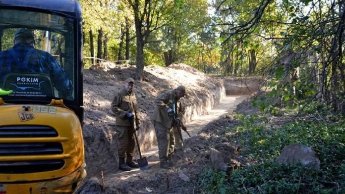 У Ласкові повідомили про виявлення близько 30 останків під час пошуків Пошукові роботи на православному кладовищі в Ласкові, Польща